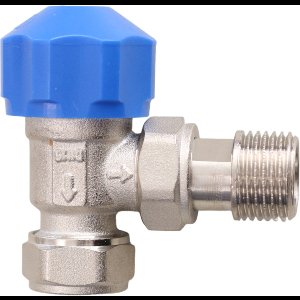 Solidparts Radiatorafsluiter 1/2"x15mm Haaks M30x1.5