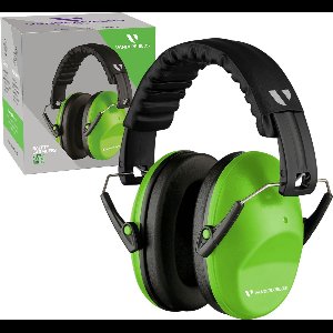 Vanderfields Gehoorbescherming Kinderen - Gehoorbeschermers Kinderen - Oorkappen Kinderen - 3-16 jaar - 26 dB - Groen - V-Star