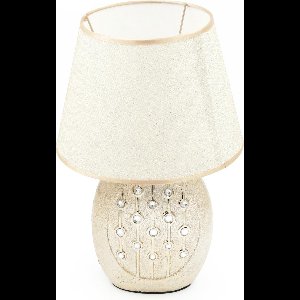 Tafellamp / Decoratielamp - Keramiek - Beige