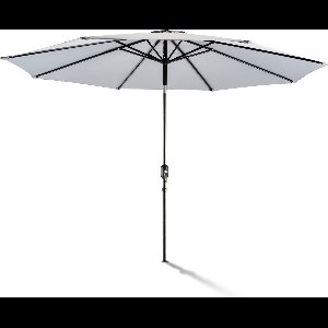 Shademaster| Parasol 300 cm Verstelbaar met Kantelbaar Scherm | 8 ribben | UV-bescherming UPF50+ | Sterk waterafstotend | Kleur Sea Shell | Stokparasol voor Tuin & Terras