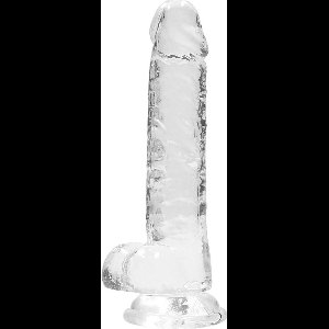 Bang It - Dildo met zuignap voor vrouwen - Realistische dildo’s voor mannen - Anaal - 18 cm - Transparant