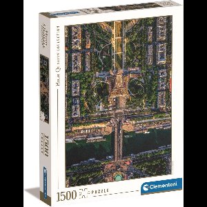 Clementoni - Puzzel - 1500 Stukjes - Vliegend Over Parijs - Puzzel Voor Volwassenen - High Quality Collection