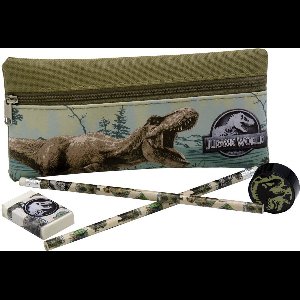 Jurassic World - Schrijfgerei met etui