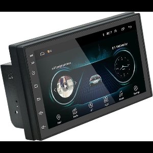 TechU™ Autoradio T123 – 2 Din – 7.0 inch Touchscreen Monitor – FM radio – Bluetooth & Wifi – AUX – USB – SD – Handsfree bellen – Incl. GPS Navigatie – Android 9.1