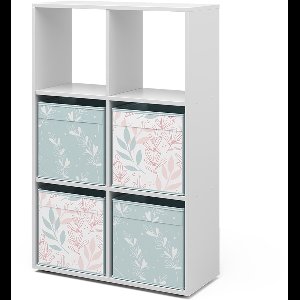 Vicco Ruimteverdeler – 72 x 107.8 cm met 4 vouwdozen opt.2 Wit