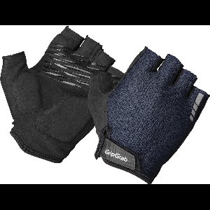 GripGrab - EXPLR Padded Korte Vinger Zomer Fietshandschoenen met Padding - Unisex - Navy Blauw
