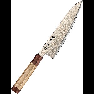 Xinzuo - Koper Damascus staal (37 laags - 12Cr18MoV kern) - X05C Retro Series - Koksmes