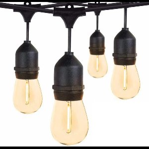 a sunny day lichtsnoer buiten - lichtslinger - lichtsnoeren voor buiten - prikkabel - warm wit licht - 10 meter - led - lichtsnoer binnen en buiten - lichtsnoeren - lichtslang voor buiten - 10 led lampen - E27 fitting - verlengbaar