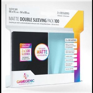 Sleeves Matte Double Sleeving Pack - Pro fit sleeves + Black prime Sleeves