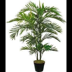Kunstplant Areca palm H120 cm - HTT Decorations kunstplanten