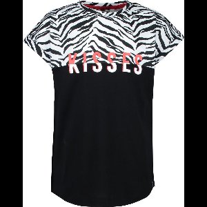 Cars Jeans Meisjes Celia T-shirt - Black - Maat 104