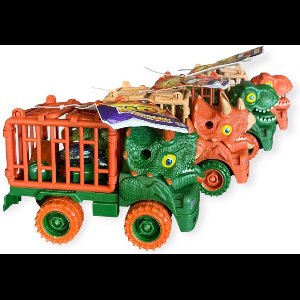 Dinosauriers Truck met accesoires 16cm.