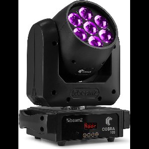 BeamZ Cobra 720 Wash Moving Head 7x 20 Watt met Zoom