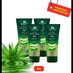 4 x Aloe Pura Aloe Vera Gel 200ml - Voordeelverpakking