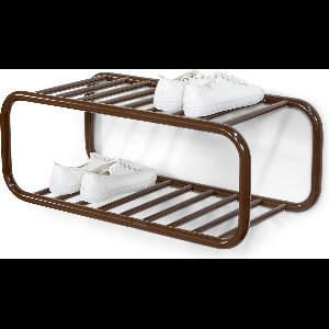 Spinder Design schoenenrek Retro Schoenenrek - Chocolate Brown - 4 paar schoenen - Staal