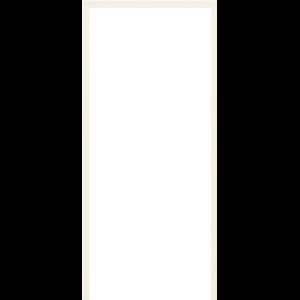 Livn Inbouwkader voor horren 108x239cm Wit - Hoogte en breedte onbeperkt inkortbaar