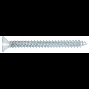 Wurth - DIN 7982 staal verzinkt verzonken kop H vorm C - Verzonken zelftappende schroef met verzonken kop H DIN 7982, staal, verzinkt, blauw gepassiveerd (A2K) - x 100 st - Interne aandrijving H2 Soort aandrijving H