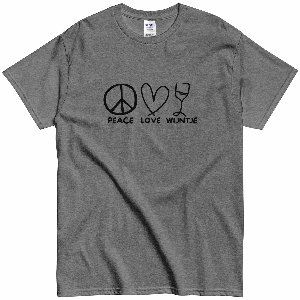 Wijn Lover T Shirt - Dames & Heren - Grappig en Origineel - Kado voor Wijnliefhebber - Grijs - M