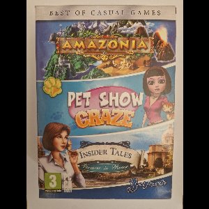Best of Casual Games box Amazonia, Pet Show Craze en Isider Tales: Vermist in Rome (PC games / Windows)