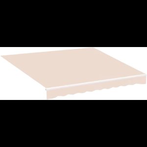 Zonneschermdoek 250x200cm - Vervangend Stof 420D Oxford - Schaduwdoek - Luifeldoek - Zonwering - PU coating - Beige