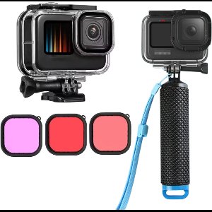 Duikbehuizing Voor GoPro 13 - Gopro 13 12 11 10 9 - Diving set 4 Gopro Hero 13 12 11 10 9 -Duik Set 4 GoPro Hero 13 Black - Duikfilters voor GoPro 13 12 11 10 9 - Diving filters - Gopro Diving - Gopro Hero 13 12 11 10 9 Diving Case - Diving Grip - wa