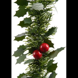 Guirl - Lametta - Blad d10 h 270 cm - groen