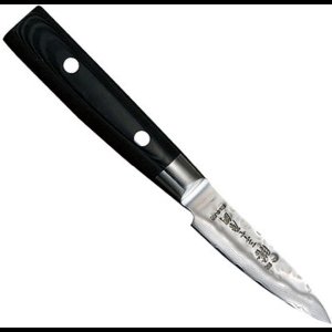 Yaxell Zen Officemes 10 cm – 37 Lagen Damaststaal – Canvas-Micarta Heft