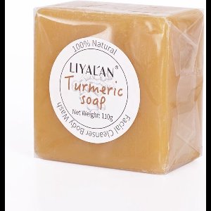 Vardaan 100% Natural Turmeric Soap - Kurkuma Zeep - Face Cleanser - Body Wash - Hand Soap -Shower Soap - 100% Puur Gezichtsreiniger, Lichaamszeep