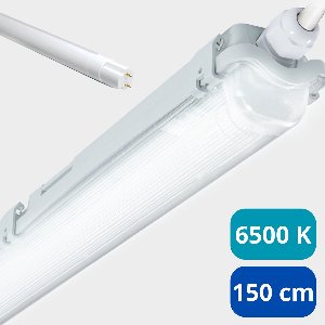 Proventa LED TL armatuur met lamp 150 cm - Koud wit licht 6500 K - Waterdicht - Complete set