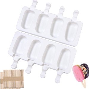 IJsvormen - siliconen vormen, BPA-vrije cake - ijslolly, bakvorm, popsicle mallen set, ijsvorm-cake, pop-ijs, lolly mould om zelf dessertvorm te maken