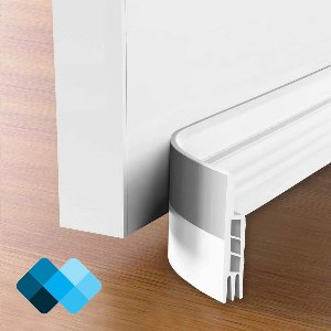 Extra isolerende tochtstrips voor deuren | 100 x 5 cm | Tochtwering | Tochtstopper | Zelfklevend | Wit