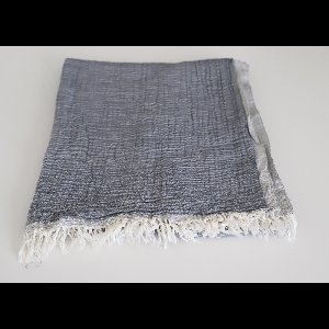 Aquatolia - Mira - mousseline stof hamamdoeken - dubbellaags - Grijs