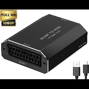 Full HD SCART naar HDMI converter - 1080P FHD Scart Adapter - Scart omvormer - HDMI Switch