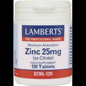 Lamberts Zink citraat 25mg (120tb)
