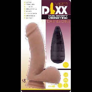 Dream Toys Dildo Love Toy Mr.Dixx Daring Duke 7,1' Dual Density Vibrating Dildo beige
