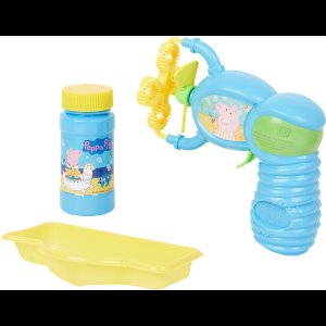 Bellenblaaspistool - Peppa Pig Blauw / Geel - Bubble Flurry