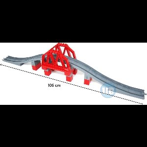 Uniblocks trein rails brug 100 cm