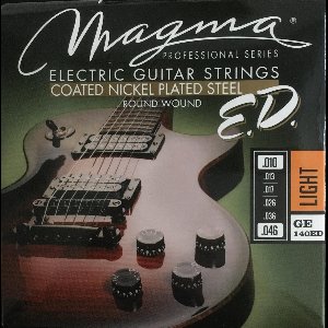 Magma GE140ED prof. snaren voor elektrische gitaar, Light, Coated voor langere levensduur