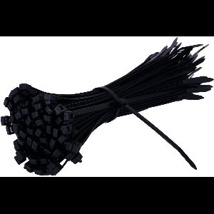 TD47 Hersluitbare Kabelbinders 4.8 x 200 mm Zwart - Tie wraps - Tyraps