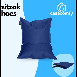 Casacomfy Zitzakhoes,Stoffen,Bekleding,Zonder Vulling,100x100,Blauw,Volwassenen & Kinderen