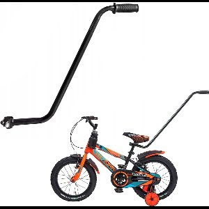 SEZGoods Duwstang Kinderfiets - Universeel - Zwart