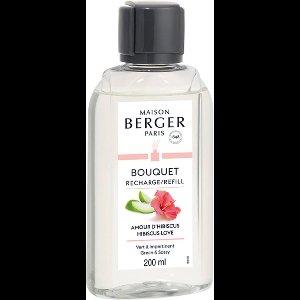 Lampe Berger Maison Paris - Amour Hibiscus - Navulling voor geurstokjes 200 ml