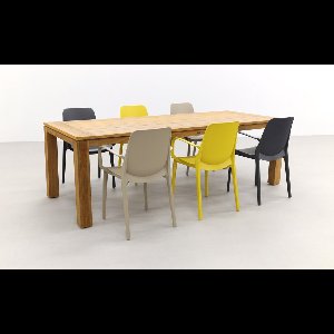 Scab Ginevra geel/taupe/antraciet / Rome brown 240 cm. tuinset – 7-delig