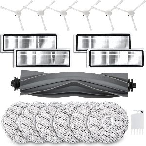 18 stuks accessoires gescht voor Dreame L10s / L10 Ultra / L10 Prime robotstofzuiger met 1 hoofdborstel, 6 reinigingsdoeken, 4 filters, 6 zijborstels, 1 reinigingsborstel