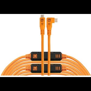 Tether Tools Leverlock and Cable Kit 10G USB-C to USB-C 9.2m Straight To Straight Orange