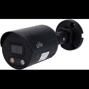 UNV bullet ip camera 8 mp resolutie met mic en speaker zwarte kleur UV-IPC2128SB-ADF28KMC-I0-BLACK