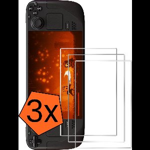 Screenprotector - Geschikt voor Steam Deck OLED Screenprotector Bescherm Glas - Tempered Glass Geschikt voor SteamDeck OLED Screen Protector - 3 PACK