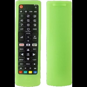 Ibley Beschermhoes voor LG AKB76037605/AKB75095308 afstandsbediening – Glow in the dark groen – Siliconen Remote Case