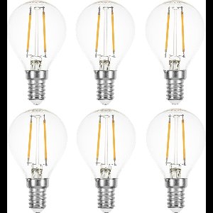 6 stuks | Ledmaxx LED Kogellamp 2W 220lm 2200K Helder Niet-Dimbaar | E14 | Zeer Warm Wit | 2 watt | 15.000 Branduren