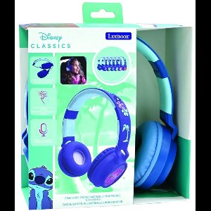 Lexibook Bluetooth kinderhoofdtelefoon - Stitch - Blauw roze